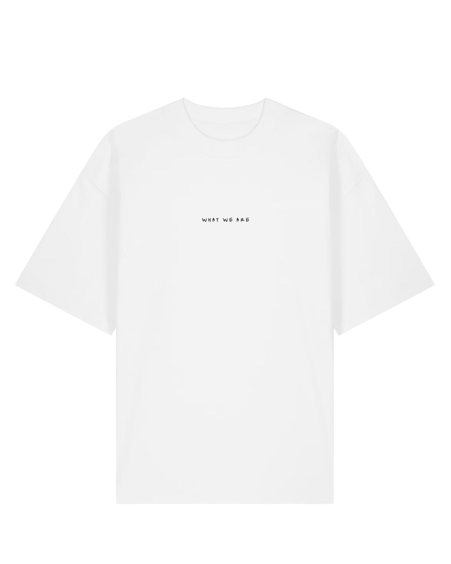 T-Shirt " What We Are `white " - ( Limited Tour Edition )